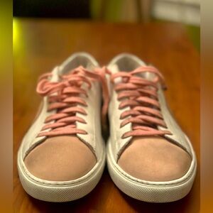 Oliver Cabell Pink and White Low-top Sneakers—Size 39
